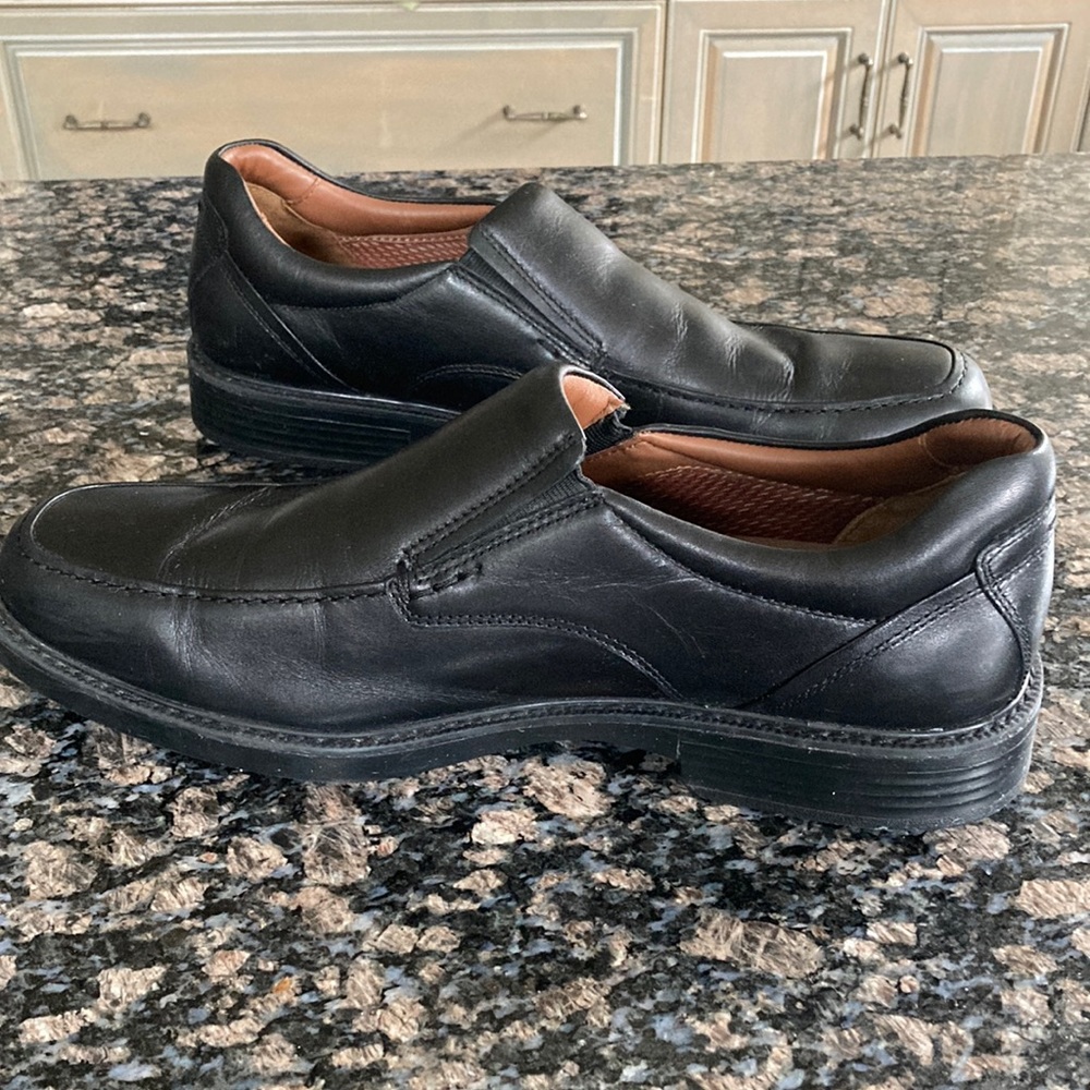 JOHNSTON & MURPHY XC4 STANTON MOC VENETIAN WATERPROOF BLACK SIZE 11.5